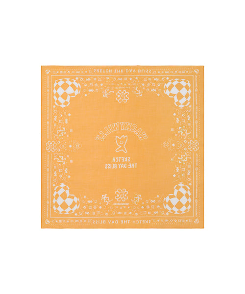 Paisley bandana yellow