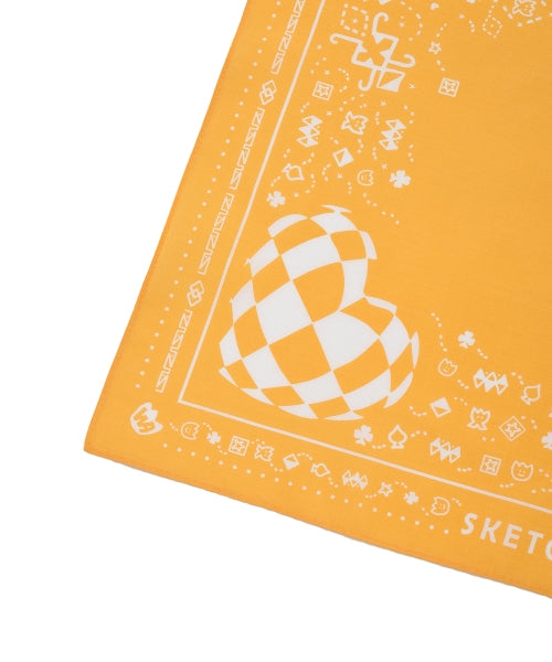Paisley bandana yellow