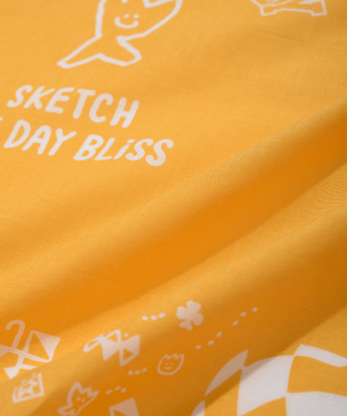 Paisley bandana yellow
