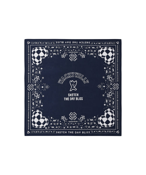 Paisley Bandana Navy