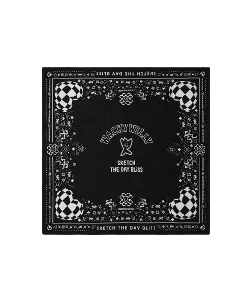Paisley Bandana Black
