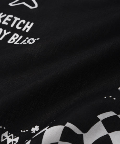 Paisley Bandana Black