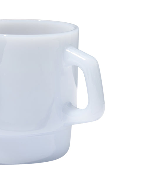 Kiki Graphic Milk Glass Blue