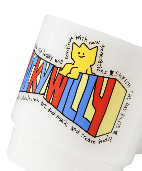 Kiki Graphic Milk Glass White