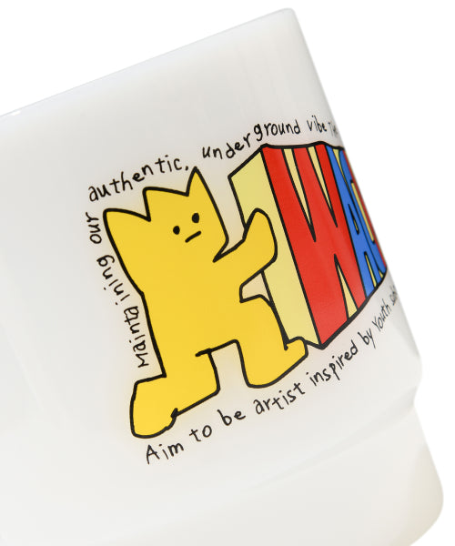 Kiki Graphic Milk Glass White