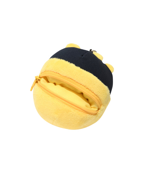 Kiki ball cap pouch key ring yellow