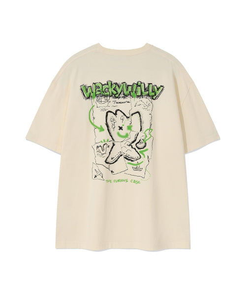 Kiki Island Graphic Short Sleeve T-shirt Cream