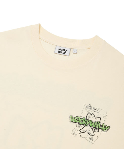 Kiki Island Graphic Short Sleeve T-shirt Cream