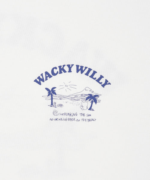 Beach Graphic Vacation Short-Sleeved T-shirt White
