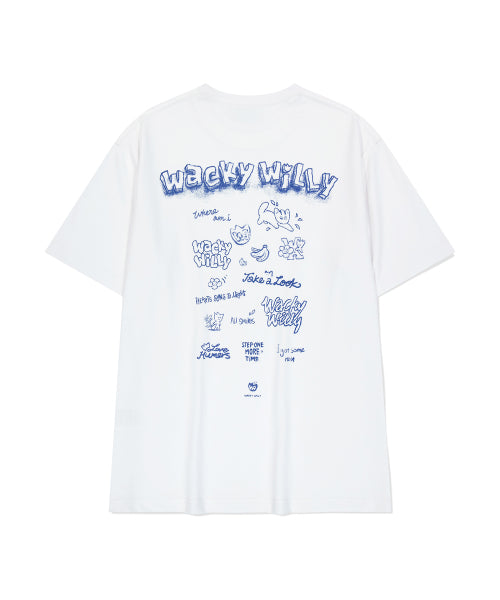 Sketch Graphic Short-sleeved T-shirt (3 colors)