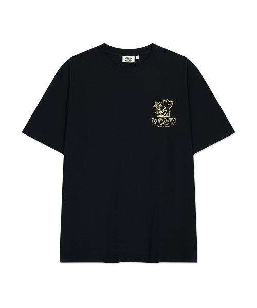 Sketch Graphic Short-sleeved T-shirt (3 colors)