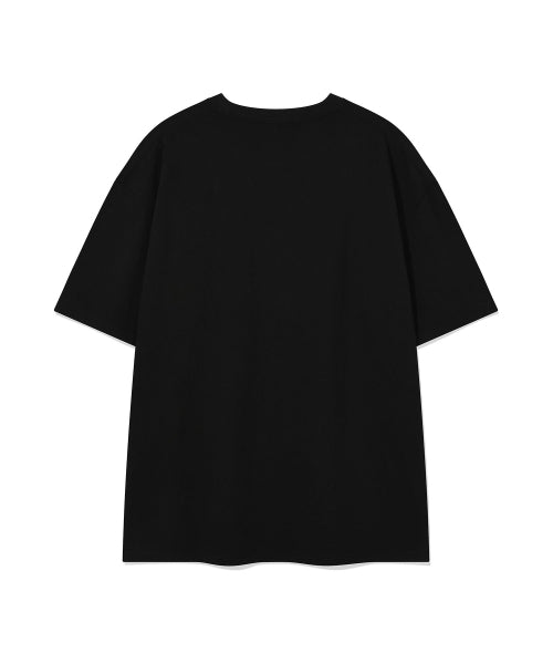 Graphic khaki warp short-sleeved T-shirt (3 colors)