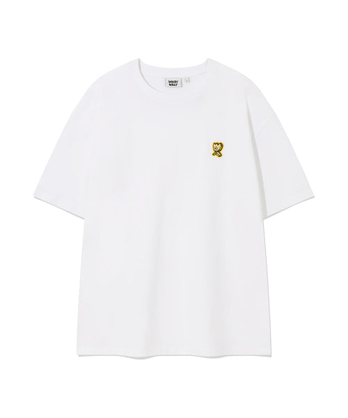 Graphic khaki warp short-sleeved T-shirt (3 colors)