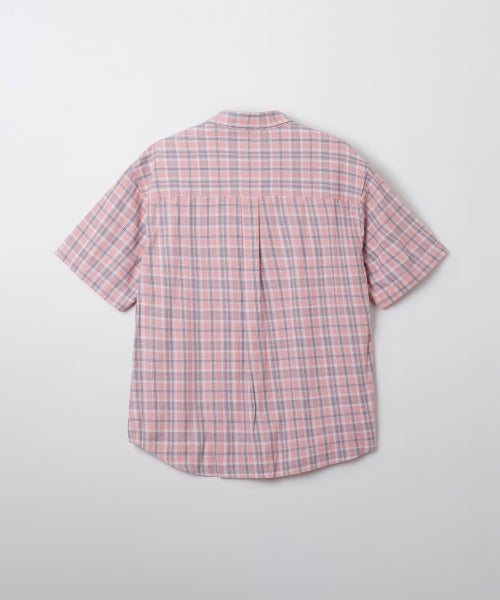 Checkered Short-Sleeved Shirt_SPYWF37C51
