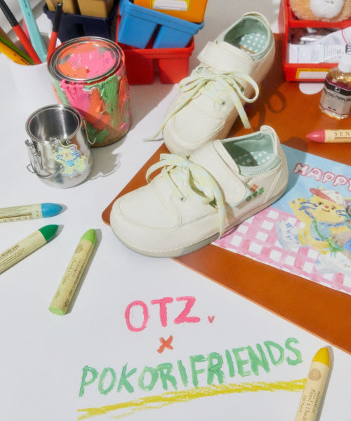 [Ochigi x Iseulo] Pocoree Friends 3300 Canvas Low Ivory FLOTFA0W24