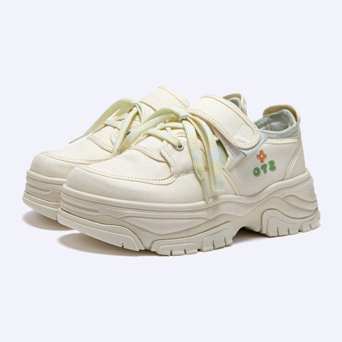 [Ochigi x Iseulo] Pocori Friends 3300 Canvas High Ivory FLOTFA0W23