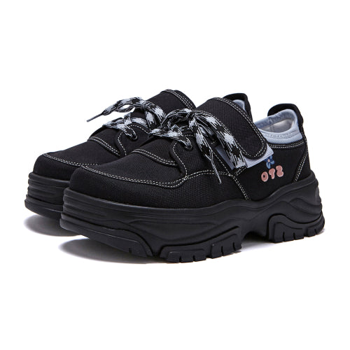 [Ochigi x Iseulo] Pocoree Friends 3300 Canvas High Black FLOTFA0W22