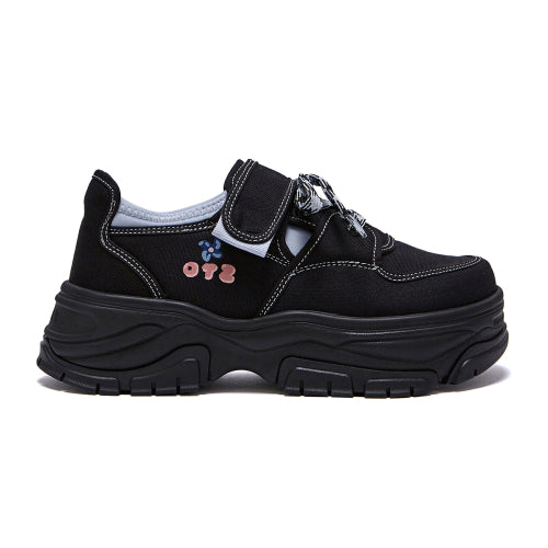 [Ochigi x Iseulo] Pocoree Friends 3300 Canvas High Black FLOTFA0W22
