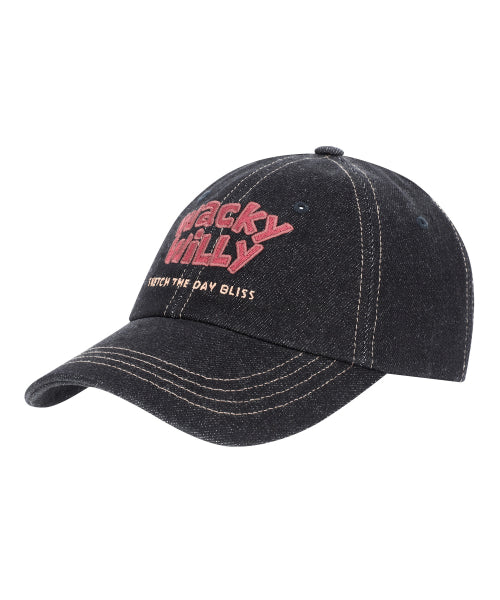 typo denim ball cap (3 colors)