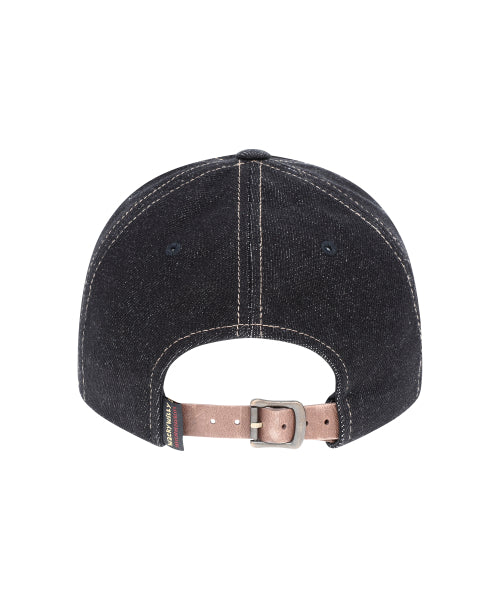typo denim ball cap (3 colors)
