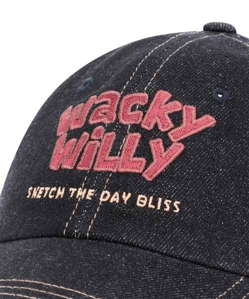 typo denim ball cap (3 colors)