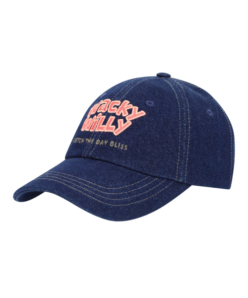 typo denim ball cap (3 colors)