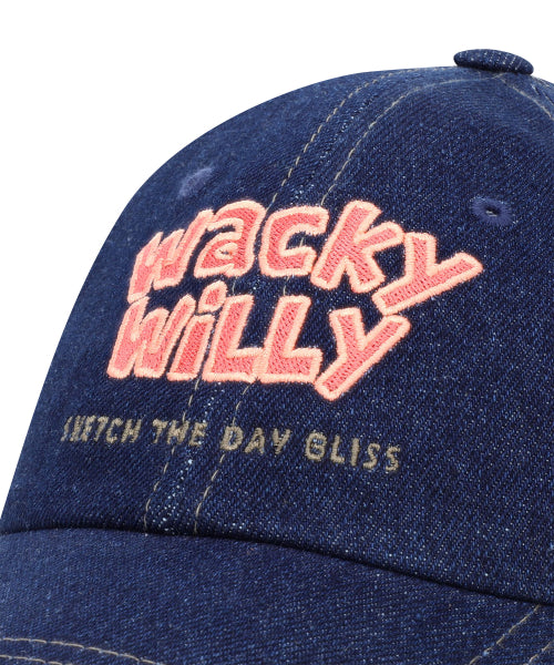 typo denim ball cap (3 colors)