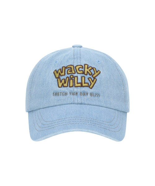 typo denim ball cap (3 colors)