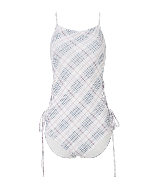 Checkered Monokini [WHITE]