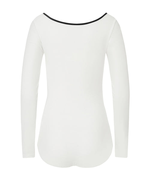 Square Ribbon Monokini [WHITE]