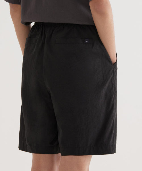 Regular Easy Nylon Shorts Black