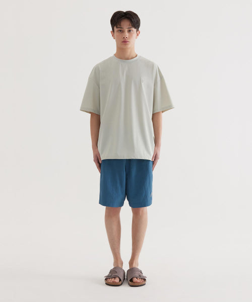 Regular Easy Nylon Shorts Turquoise