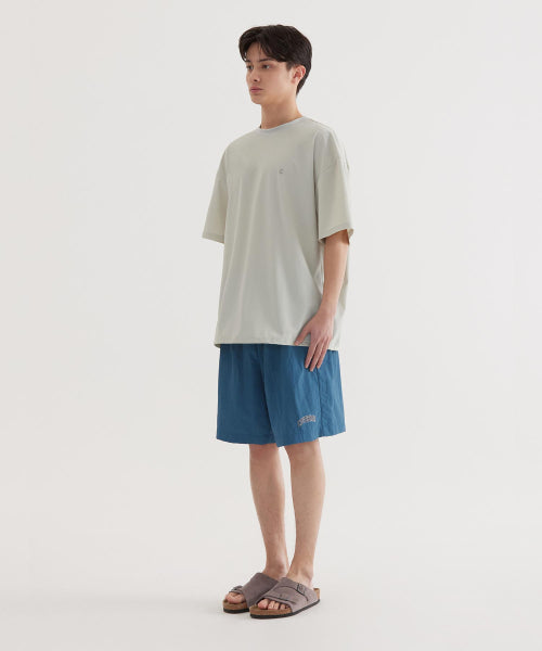 Regular Easy Nylon Shorts Turquoise