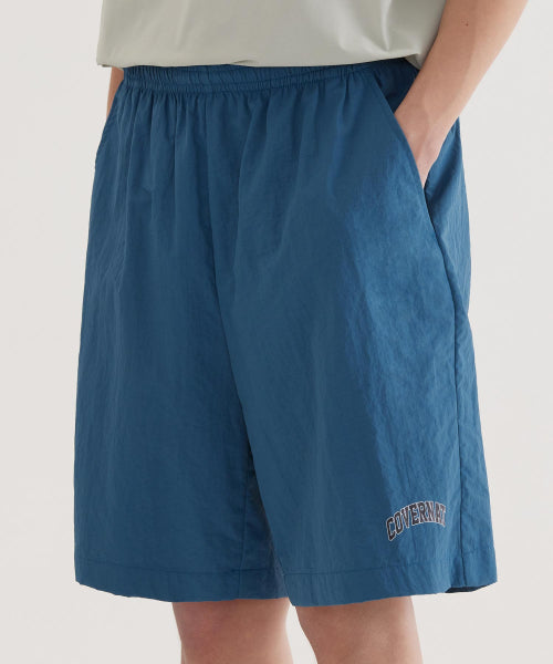 Regular Easy Nylon Shorts Turquoise