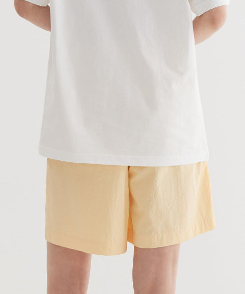 Regular Easy Nylon Shorts Yellow