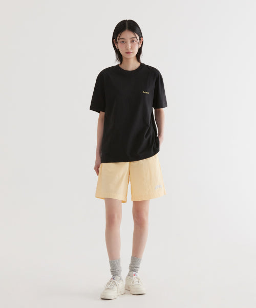 Regular Easy Nylon Shorts Yellow