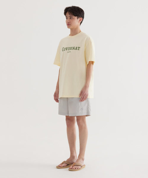 Regular Easy Nylon Shorts Light Gray