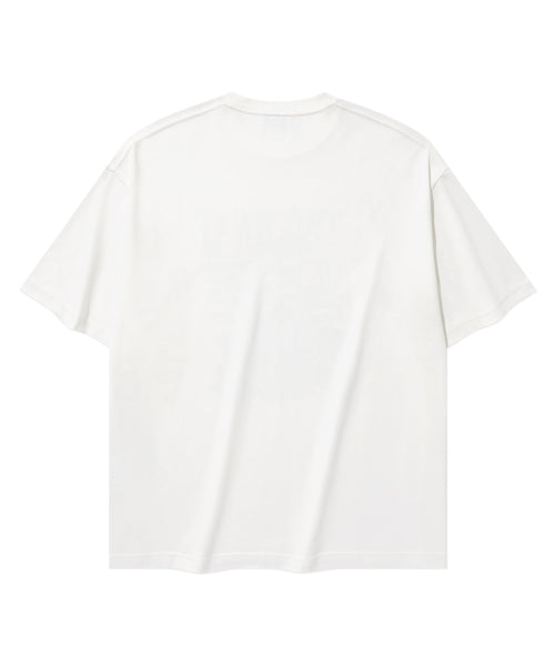 Cool Cotton Sunset Tropical Graphic T-shirt White