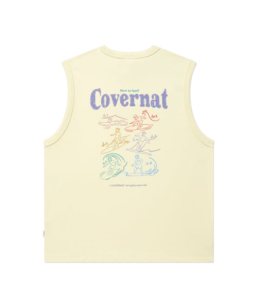 SURFING MOTION SLEEVELESS T-SHIRT