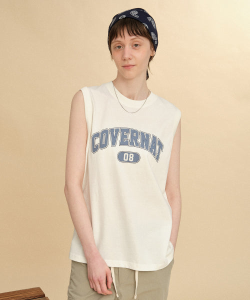 08 ARCH LOGO SLEEVELESS T-SHIRT