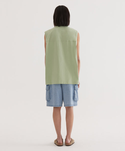 08 ARCH LOGO SLEEVELESS T-SHIRT