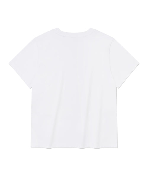 [2PACK] Women's Lily Short-Sleeved T-Shirt White/White