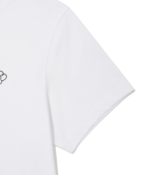 [2PACK] Women's Lily Short-Sleeved T-Shirt White/White