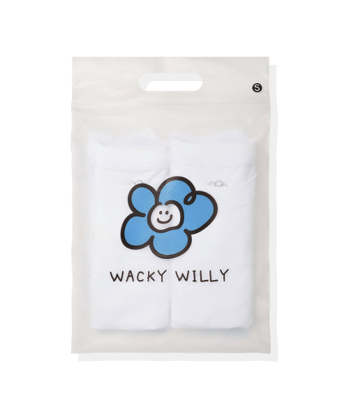 [2PACK] Women's Lily Short-Sleeved T-Shirt White/White