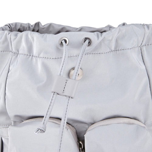 Malibu Glossy Backpack Mini Gray FLOTFA1B03