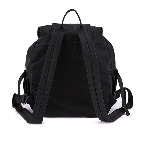Malibu Glossy Backpack Large Black FLOTFA1B01