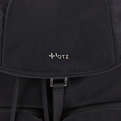 Malibu Glossy Backpack Large Black FLOTFA1B01