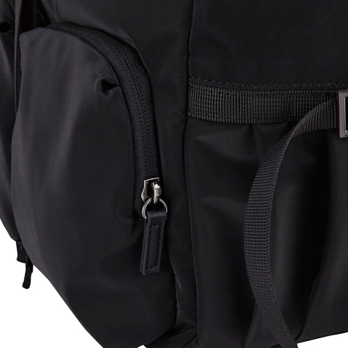 Malibu Glossy Backpack Large Black FLOTFA1B01