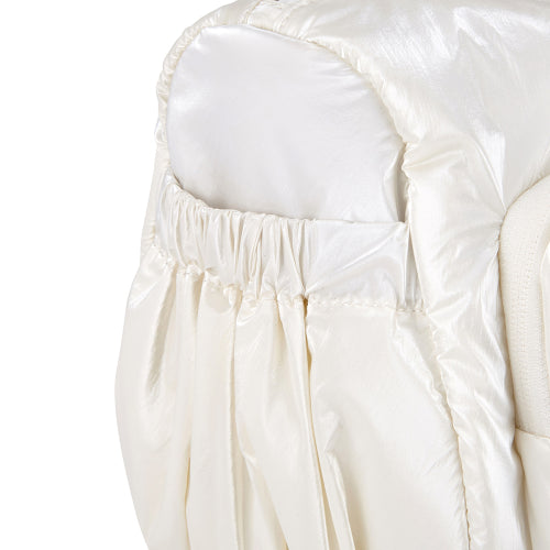 Glossy Duffel Bag White FLOTFA1B09