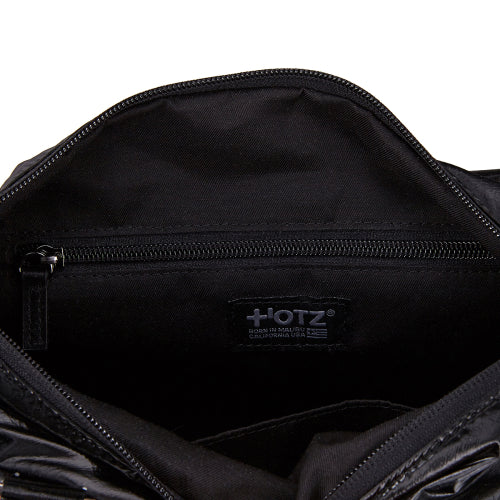 Glossy Duffel Bag Black FLOTFA1B08